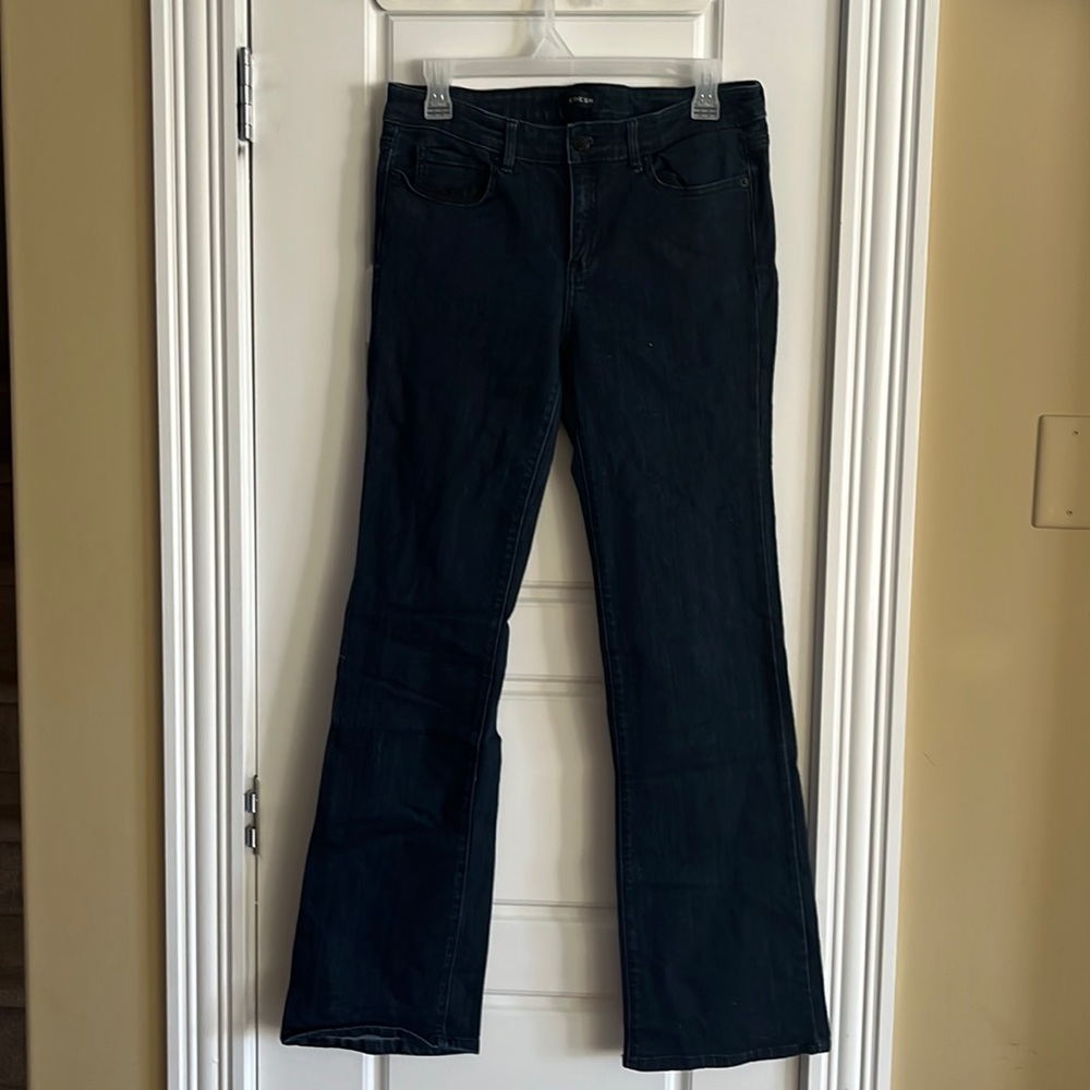 Joe Fresh dark wash flare Jean. Sz8/29